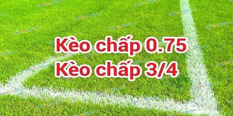 Hướng dẫn đọc kèo 0.75 chuẩn xác